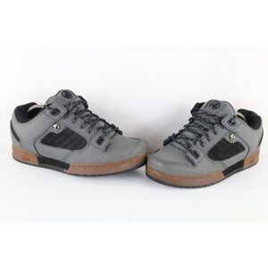 Vintage DVS Skateboards Mens 9.5 Distressed Padded Skateboarding Shoes Gray